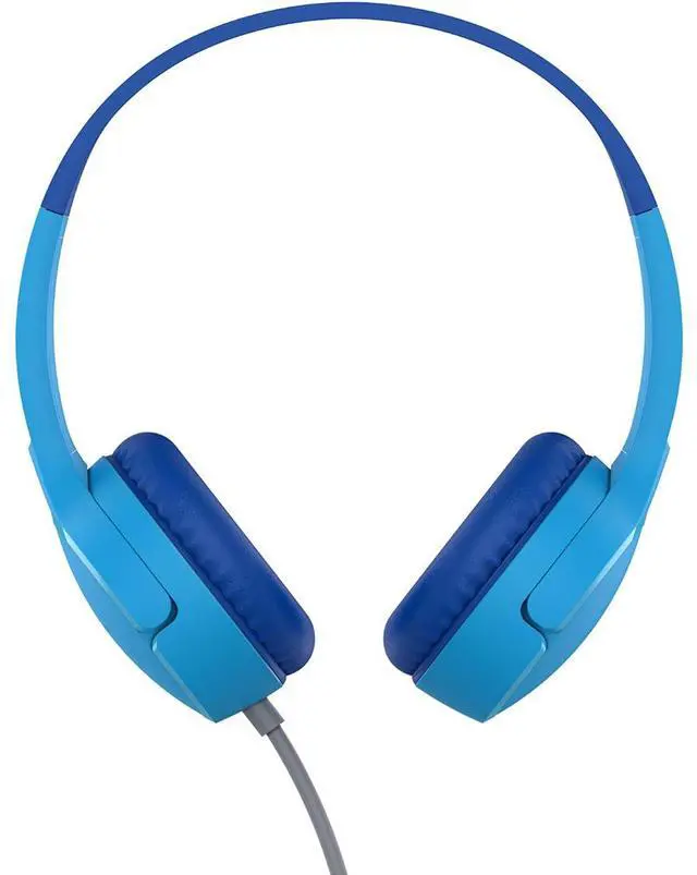 Alt view image 18 of 20 - Belkin SoundForm Mini Wired On-Ear Headphones for Kids - Stereo - Mini-phone (3.5mm) - Wired - On-ear, Over-the-head - Binaural - Ear-cup - Blue