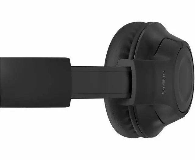 Alt view image 15 of 18 - Belkin SoundForm Inspire high-quality Wired Over-Ear Headset for Kids - Black