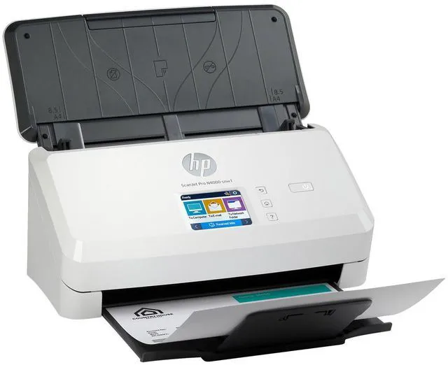 Alt view image 7 of 11 - HP ScanJet Pro N4000 snw1 6FW08A Up to 600 dpi Sheet Fed Sheet-feed Scanner