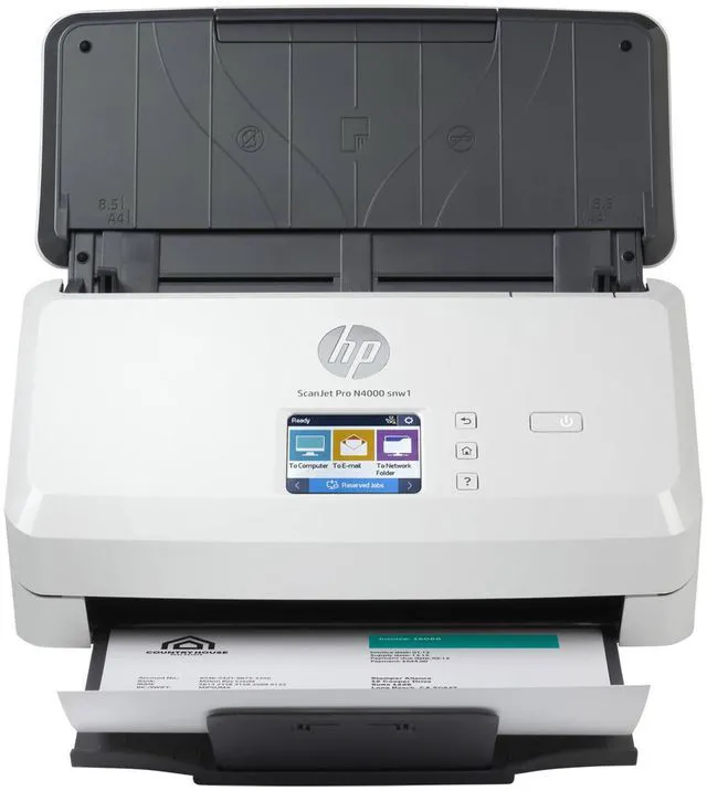 Alt view image 6 of 11 - HP ScanJet Pro N4000 snw1 6FW08A Up to 600 dpi Sheet Fed Sheet-feed Scanner