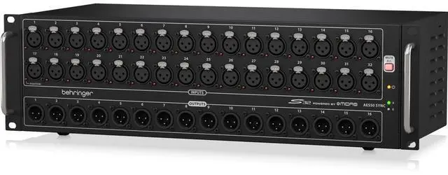 Alt view image 10 of 11 - Behringer S32 I/O Box w/ 32 Remote Controllable MIDAS Preamps 16 Outputs