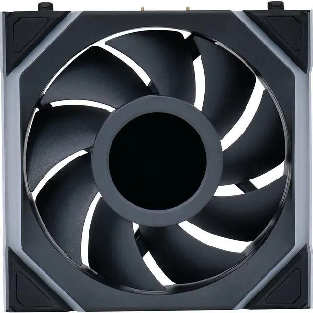 Alt view image 7 of 12 - Lian Li UNI Fan SL LCD Wireless 120mm ARGB Fan - Triple Pack - 1.6" LCD - 2.4 GHz Wireless Signal for RGB & Fan Control - Daisy-Chain Design - Controller Included and Required - Black (12SLLCD1W3B)