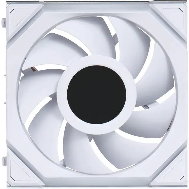 Alt view image 9 of 13 - Lian Li UNI Fan SL LCD Wireless 120mm ARGB Fan - Triple Pack - 1.6" LCD - 2.4 GHz Wireless Signal for RGB & Fan Control - Daisy-Chain Design - Controller Included and Required - White (12SLLCD1W3W)