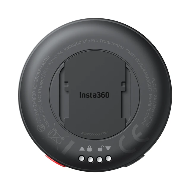 Alt view image 4 of 7 - Insta360 Mic Pro 2.4GHz Clip-On Wireless Lavalier Microphone Transmitter