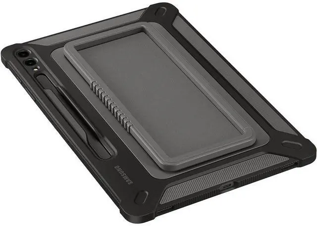 Alt view image 8 of 13 - Samsung Rugged Carrying Case for Galaxy Tab S9+ Tablet Black EFRX810CBEGUJ