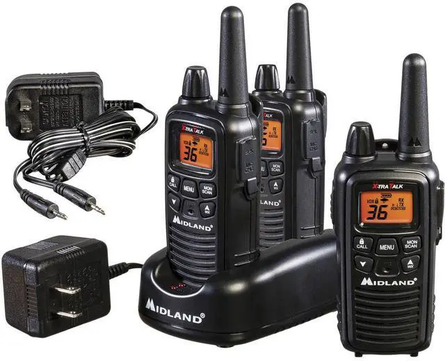Alt view image 4 of 4 - Midland LXT633VP3 Two-Way Radio Three Pack