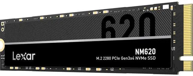 Alt view image 10 of 13 - Lexar NM620 SSD 2TB PCIe Gen3 NVMe M.2 2280 Internal Solid State Drive, Up to 3300MB/s Read, for Gamers and PC Enthusiasts (LNM620X002T-RNNNU)
