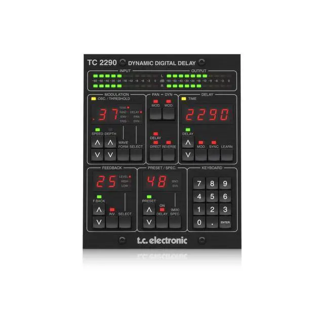 Alt view image 5 of 7 - TC Electronic TC2290-DT Dynamic Delay Desktop Controller #0815-AAK86-001