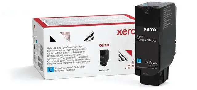 Alt view image 5 of 5 - Xerox Genuine High Capacity Toner Cartridge For The VersaLink C625 Cyan (Use & Return)