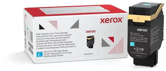 Alt view image 7 of 7 - Xerox High Yield Laser Toner Cartridge Box Return Program Cyan 006R04686