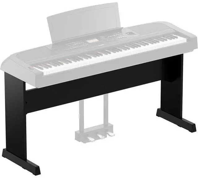 Alt view image 2 of 2 - Yamaha L300B Furniture Stand for DGX670B Weighted Digital Piiano, Black