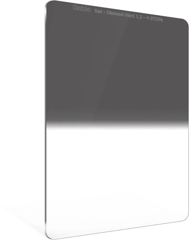 Main image of Haida Red-Diamond Hard-Edge Graduated ND 100x150mm Filter, 1.2/16x Density