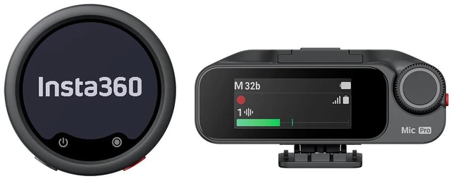 Alt view image 2 of 7 - Insta360 Mic Pro 2.4GHz Wireless Lavalier Microphone System