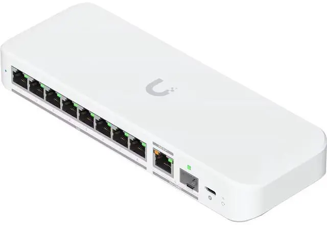 Alt view image 8 of 13 - Ubiquiti Flex 2.5G, 8-Port Switch (USW-Flex-2.5G-8)