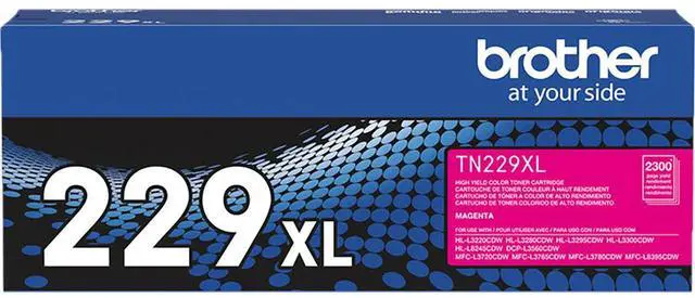 Alt view image 18 of 18 - Brother Genuine TN229XLM High-yield Magenta Toner Cartridge