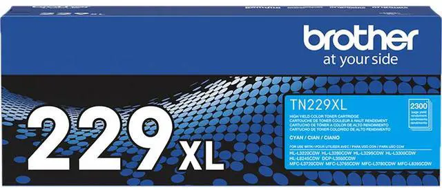 Alt view image 11 of 11 - Brother Genuine TN229XLC High-yield Cyan Toner Cartridge