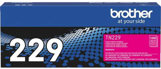 Alt view image 11 of 11 - Brother Genuine TN229M Standard Yield Magenta Toner Cartridge