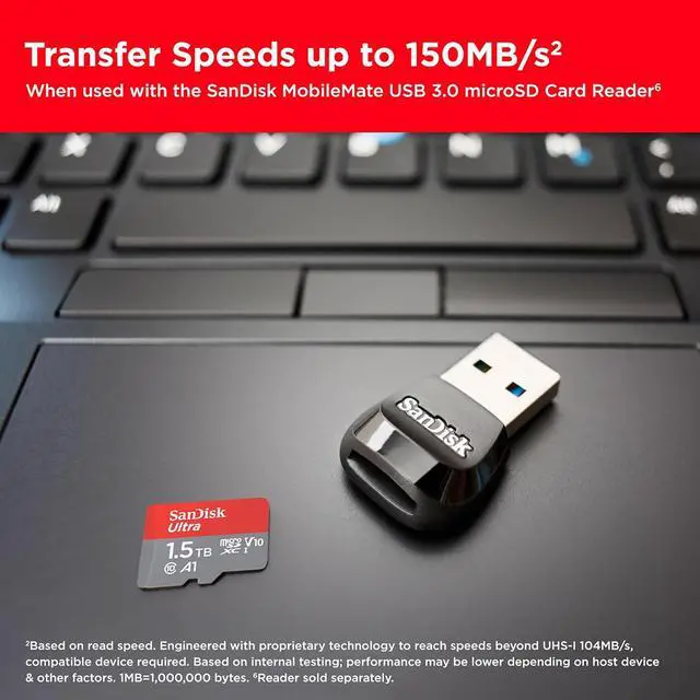 Alt view image 4 of 6 - SanDisk SANDISK Ultra microSD UHS-I Card 1.5TB
