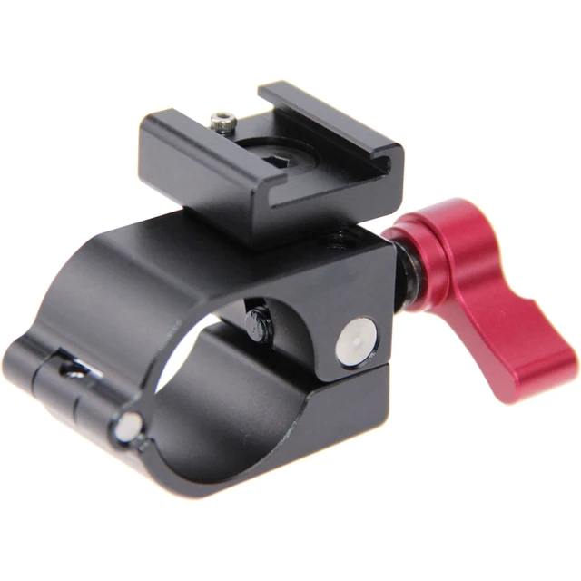Alt view image 4 of 5 - CAMVATE 25mm Rod Clamp with Shoe Mount for DJI Ronin-M, Freefly MoVI, Red Knob