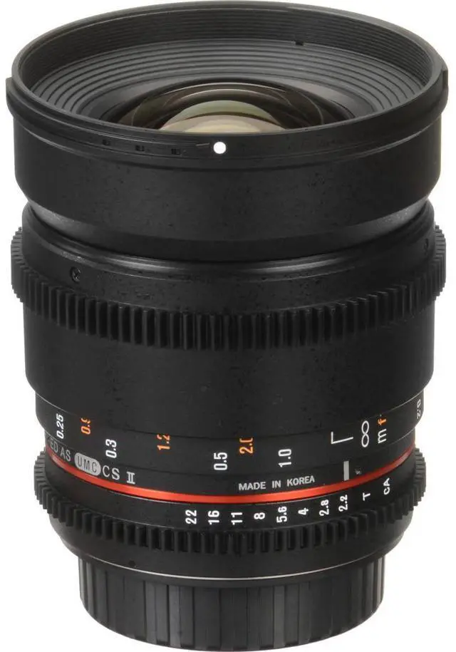 Alt view image 10 of 12 - Rokinon DS16M-NEX 16mm T2.2 Cine Wide Angle Lens for Sony E-Mount Cameras
