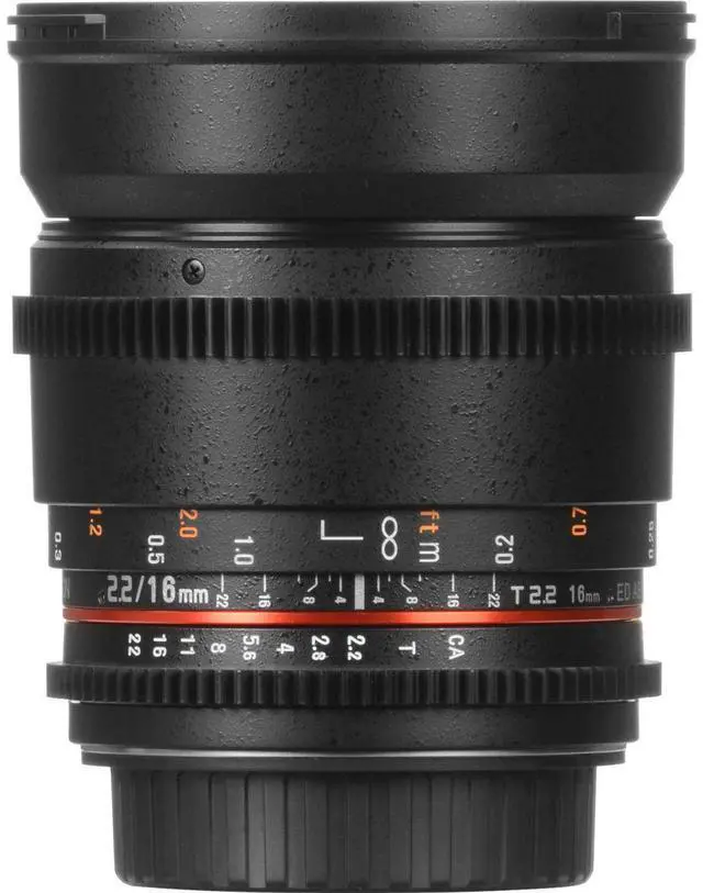 Alt view image 12 of 12 - Rokinon DS16M-NEX 16mm T2.2 Cine Wide Angle Lens for Sony E-Mount Cameras