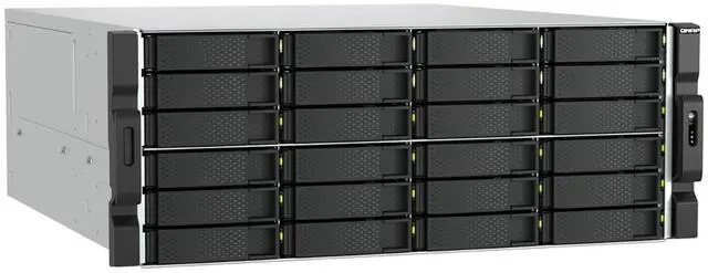 Alt view image 8 of 10 - QNAP TS-H2477AXU-RP-R7-32G-US 4U 24-Bay QuTS hero NAS, AMD Ryzen 7000 series 8C16T, 32GB DDR5 non-ECC,2 x 550W redundant