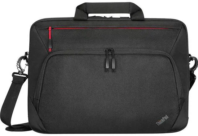 Alt view image 9 of 14 - Lenovo Essential Plus Carry Briefcase for 15.6" Laptop Black 4X41A30365
