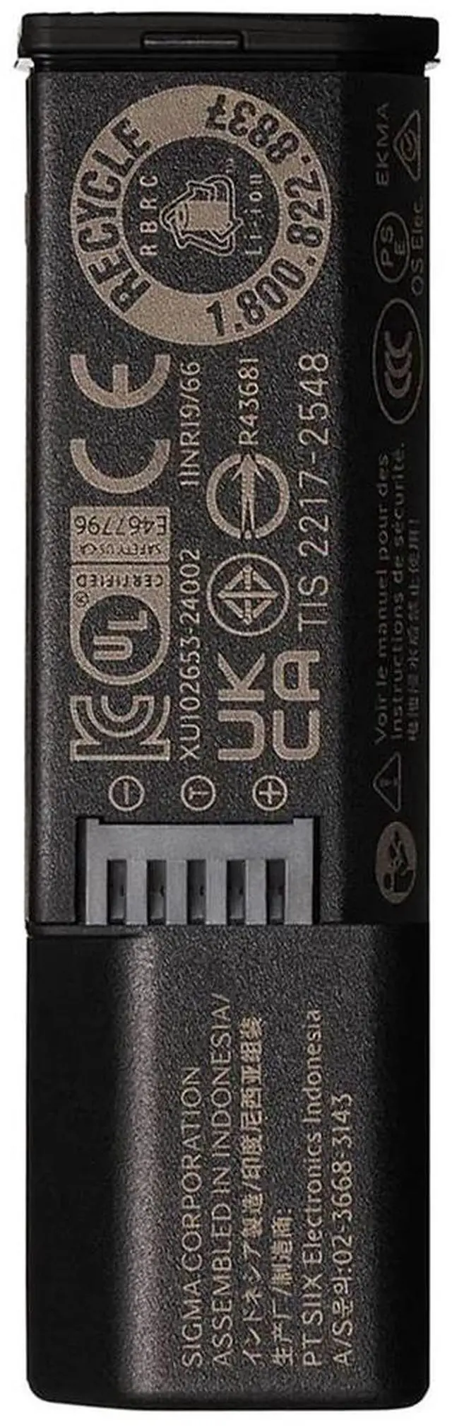 Alt view image 3 of 5 - Sigma BP-81 3.6V 3300mAh Lithium-Ion Battery Pack for BF Camera