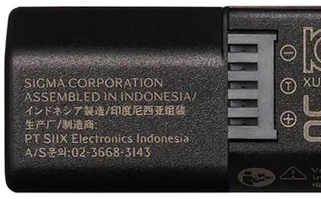 Alt view image 4 of 5 - Sigma BP-81 3.6V 3300mAh Lithium-Ion Battery Pack for BF Camera