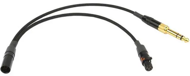Main image of Remote Audio TA5M to 3.5mm TRS Unimatch Plug and TA3F Breakout Cable, Includes 1/4" Adapter, 9"