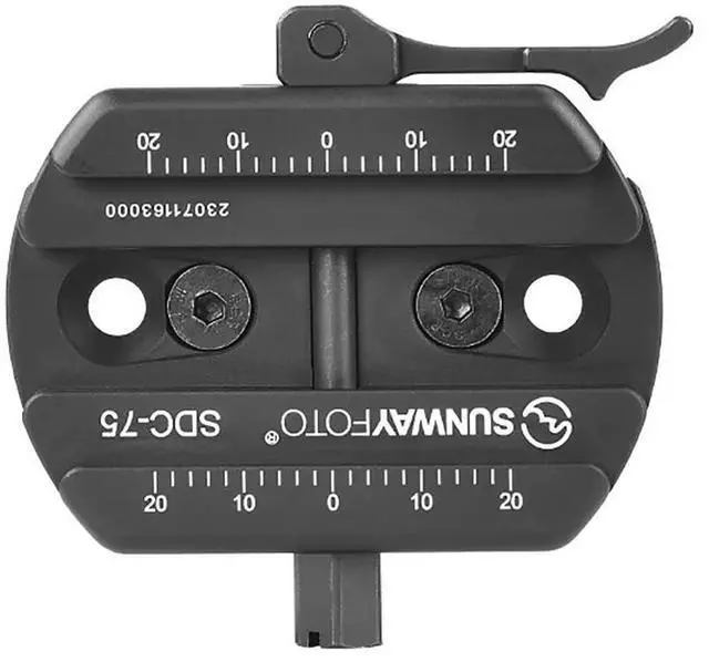 Main image of SunwayFoto SDC-75 75mm Universal Arca Swiss to Picatinny Adapter Clamp