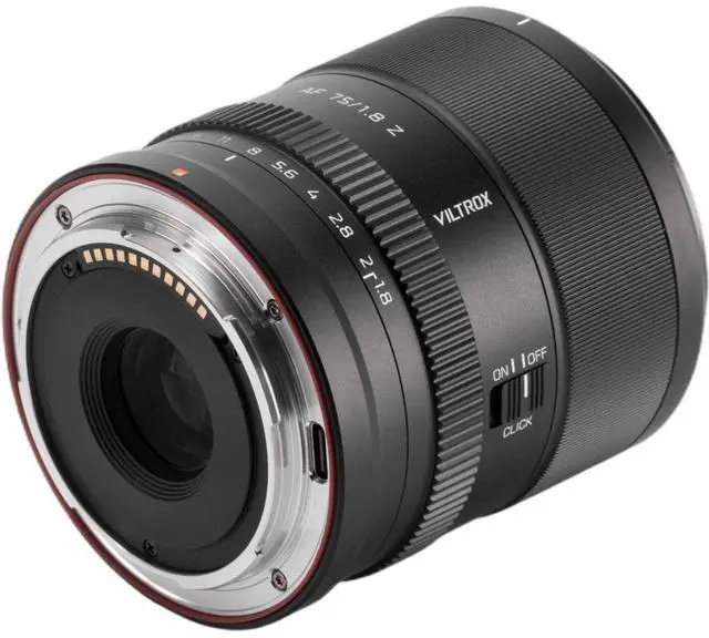 Alt view image 4 of 7 - Viltrox 75mm f1.8 lens for Nikon Z mount cameras