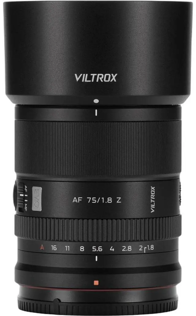 Alt view image 7 of 7 - Viltrox 75mm f1.8 lens for Nikon Z mount cameras