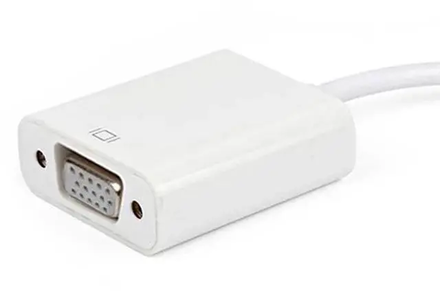 Alt view image 3 of 4 - Tera Grand USB 3.1 Type C Male to VGA Female Adapter, White