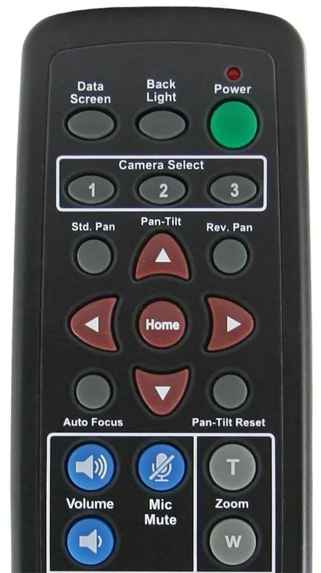 Alt view image 4 of 5 - Vaddio IR Remote Commander with Audio Controls #998-2102-000