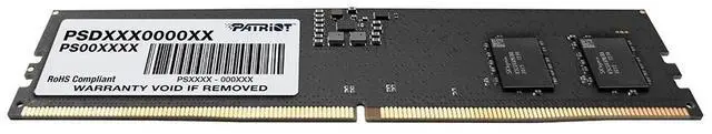 Alt view image 3 of 5 - Patriot Signature Premium Series 8GB DDR5 5600MHz 288-Pin Non-ECC CL46 UDIMM Memory Module