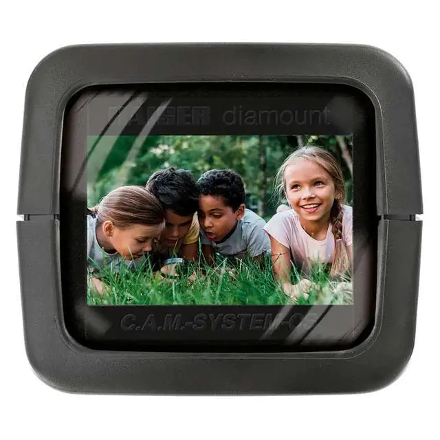 Alt view image 3 of 3 - Kaiser Diascop Mini 2 Slide Viewer with 2x Lens & Folding Arm #202011