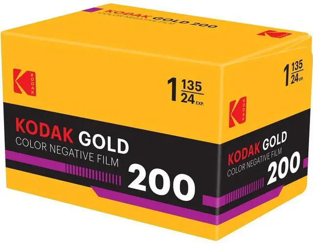 Alt view image 3 of 5 - Kodak Gold 200 Color 135 Negative Roll Film, 36 Exposures, Hang Tab Packaging
