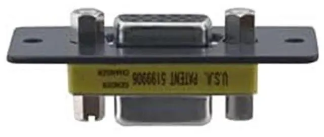 Alt view image 3 of 3 - Kramer Electronics WX-2F 15-Pin HD (F) to 15-Pin HD (F) Wall Plate Insert