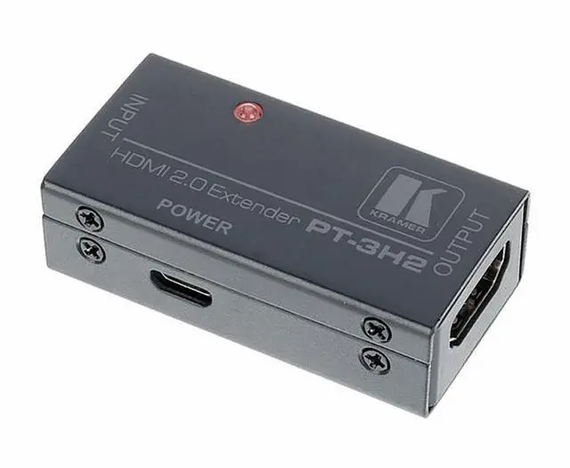 Alt view image 3 of 4 - Kramer Electronics PT-3H2 4K HDR HDMI Extender, 4K at 60Hz, 65' Range