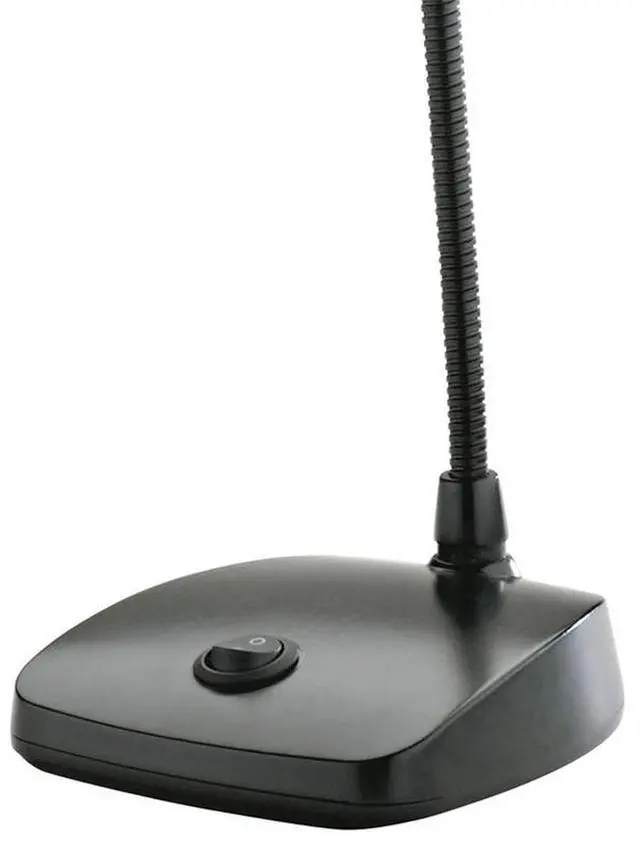 Alt view image 3 of 4 - K&M 12297 12 LED Gooseneck Piano Lamp Black