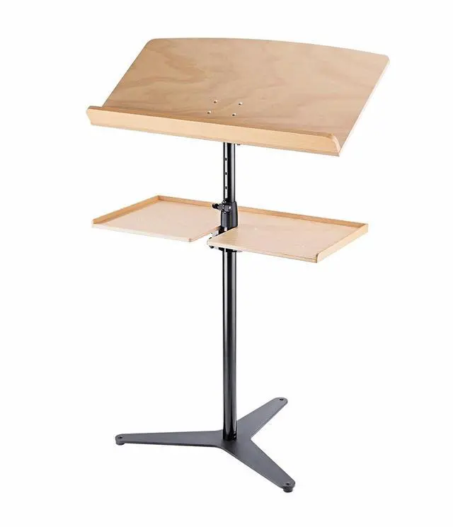 Alt view image 3 of 3 - K&M 12330 Orchestra Conductor Stand Base, Black