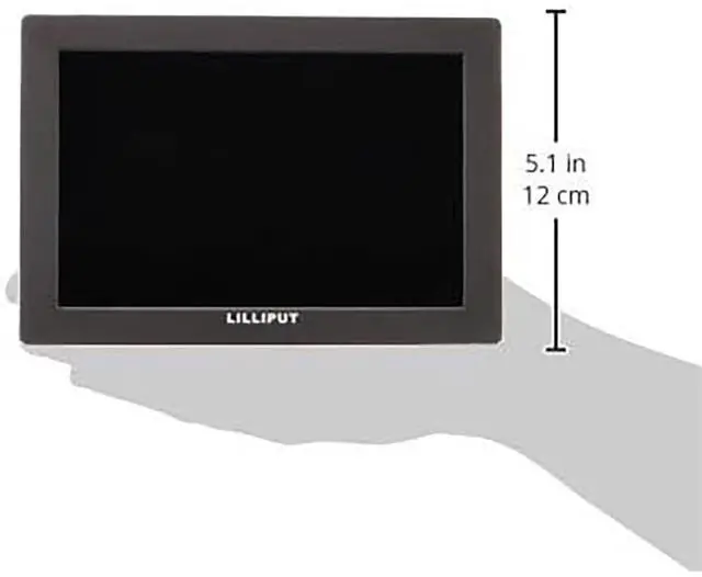 Alt view image 18 of 18 - LILLIPUT 7" Q7 Pro Field Monitor 1920x1200 Metal Slim Design with HDR 3D-LUT SDI/HDMI Cross Conversion Waveform Peaking Precise Color Calibration Gamma Adjustment + Pisen LP-E6 Battery by VIVITEQ