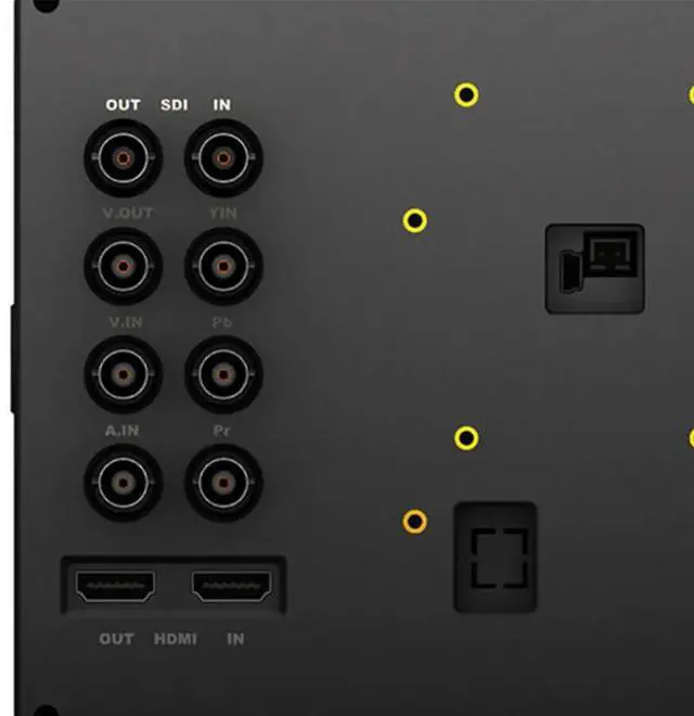 Alt view image 10 of 11 - Lilliput 7" 665 665GL-70NP/H/Y 800:1 HDMI in On Camera Field Monitor+LP-E6 Adapter YPbPr AV HDMI input with hot shoe mount+mini Hdmi Cable by VIVITEQ INC