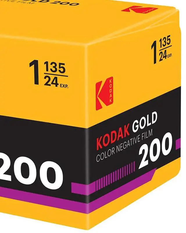 Alt view image 5 of 5 - Kodak Gold 200 Color 135 Negative Roll Film, 36 Exposures, Hang Tab Packaging
