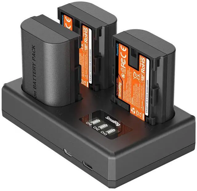Main image of SmallRig 3x LP-E6NH 13.96Wh 1940mAh Camera Battery and Triple Charger Kit