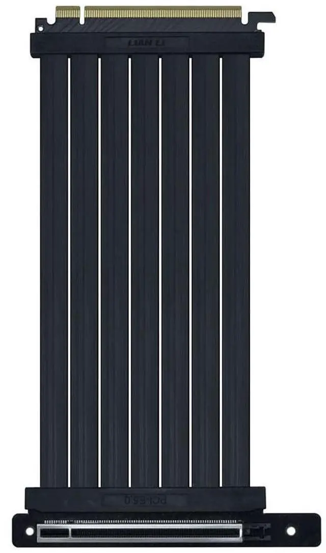 Alt view image 8 of 14 - Lian Li 4 Slots Vertical GPU Kit (VG4v4) - Premium Gen 5 Riser Cable PCI-E 5.0, PCIe 3.0/4.0 Compatible, Adjustable Position - (VG4v4 Black)