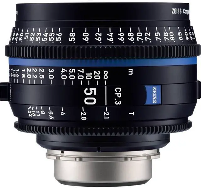 Main image of Zeiss CP.3 50mm T2.1 Compact Prime Cine Lens (Feet) with Canon EF Mount #2177328