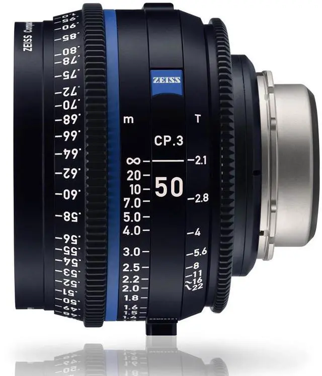 Alt view image 2 of 2 - Zeiss CP.3 50mm T2.1 Compact Prime Cine Lens (Feet) with Canon EF Mount #2177328