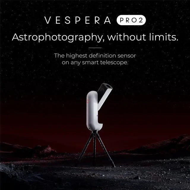 Alt view image 7 of 7 - Vaonis Vespera Pro II Observation Station Telescope